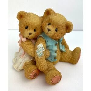 Cherished Teddies Seth and Sarabeth We’re Beary Good Pals Figurine Enesco 1995